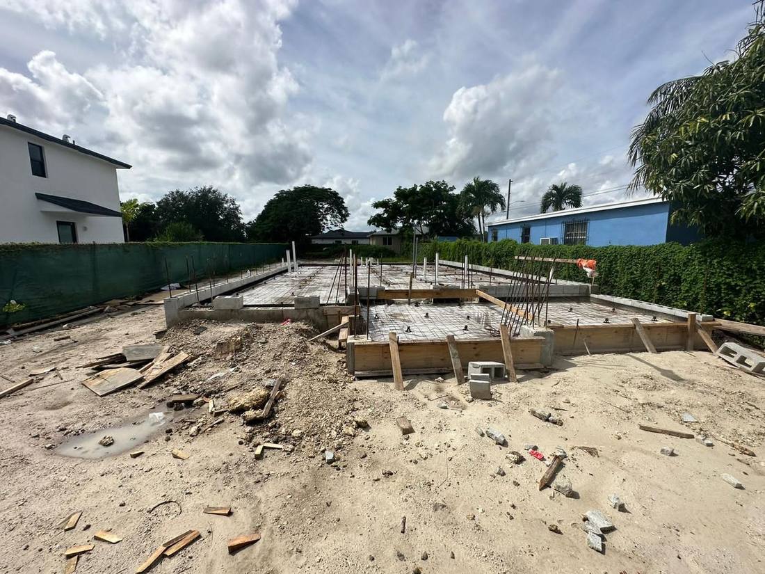 New building construction